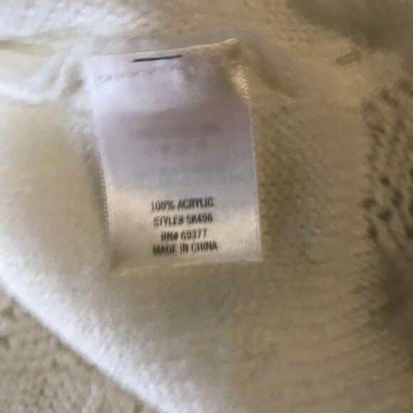 Alya Knitted Crop Sweater Bell Sleeves Small Keyhole - Picture 11 of 14